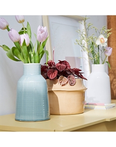 Керамическая ваза В23 см Pastela синий La redoute interieurs