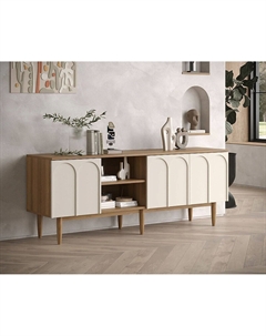 Комод с дверками бежевый So'home