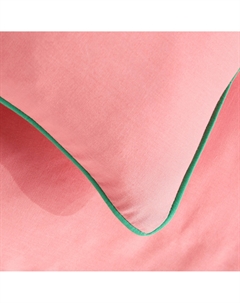 Наволочка однотонная из хлопка Macha розовый La redoute interieurs