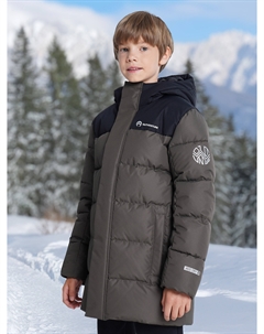 Пуховик для мальчиков, Коричневый Outventure