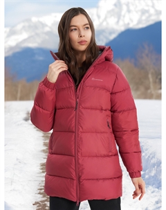 Пуховик женский Alakol, Красный Outventure