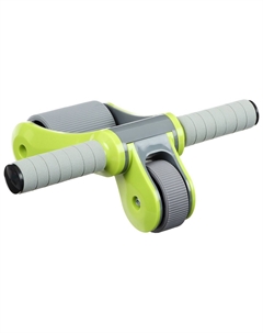 Ролик для пресса, 33х24х24 см, с ковриком, цвет серый/салатовый Onlytop