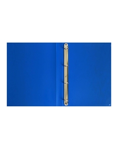Папка на 4 кольцах а4,, 25 мм, 500 мкм, синяя Calligrata