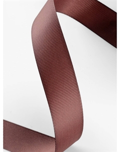 Лента репсовая, 25 мм, 23 ± 1 м, цвет шоколадный №31 Арт узор