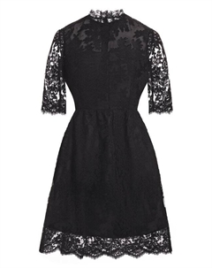 Платье из хлопка и вискозы Dice kayek