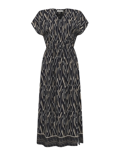 Платье с поясом на резинке Alessandro manzoni