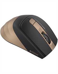 Мышь Wireless Fstyler FG35 бронзовый/черный оптическая (2000dpi) (6but) (1192141) A4tech