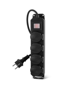 Сетевой фильтр Buro 400MDP-3-B, 3м, черный