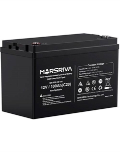 Аккумуляторная батарея MARSRIVA MR-PBL12-100 для ИБП 12В, 100Ач Marsriva