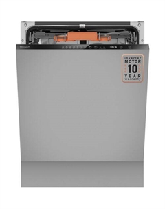Встраиваемая посудомоечная машина WEISSGAUFF BDW 6037 Inverter AutoOpen Infolight, полноразмерная, ширина 59.6см, полновстраиваемая, загрузка 15 комплектов Weissgauff