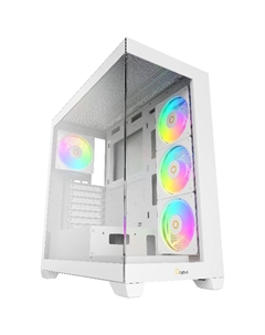 Корпус ATX Miditower Ocypus Gamma C72 WH ARGB White