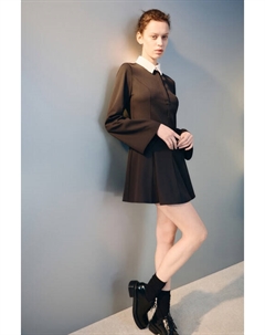 Платье приталенное с воротничком Befree