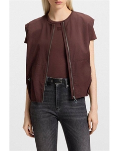 Жилет хлопковый на молнии Hugo