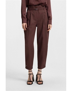 Брюки хлопковые зауженные Hugo