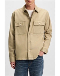 Рубашка хлопковая прямого кроя Hugo