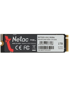 Твердотельный накопитель (SSD) 1Tb NV7000T, 2280, PCIe 4.0 x4, NVMe (NT01NV7000T-1T0-E4X) Retail Netac