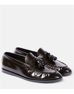 Кожаные мокасины, цвет espresso The row