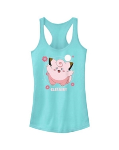 Майка-борцовка для юниоров с покемонами и клефери, цветочным танцем, цвет cancun Licensed character