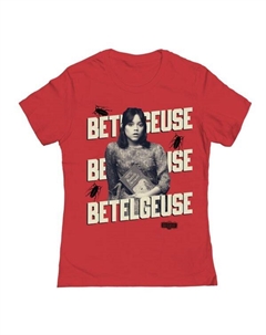 Футболка с принтом "Битлджус" Junior'S Astrid Betelgeuse Repeat, красный Licensed character