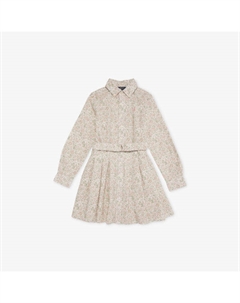 Платье детское с цветочным принтом и плиссировкой, розовый Polo ralph lauren