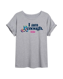 Футболка для подростков с принтом «Я и так хорош» из фильма The Movie I Am Kenough, серый Barbie