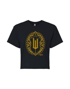 Укороченная футболка с логотипом Juniors, черный Licensed character