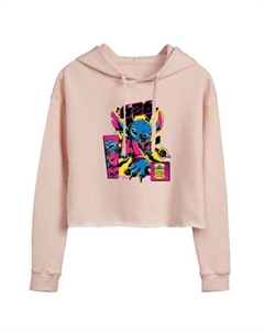 Лило и Стич худи с комиксом 626 для девушек, розовый Disney