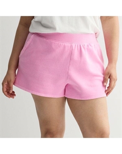 Флисовые шорты больших размеров для юниоров, цвет pajama pink So