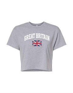 Футболка с британским флагом для подростков Juniors, серый Unbranded