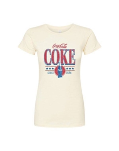 Футболка юниоров Coca-Cola Americana 90-х годов, бежевый Licensed character