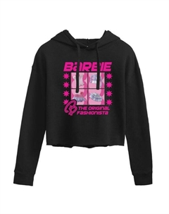 Оригинальная укороченная толстовка с капюшоном от Juniors., черный Barbie