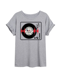 Оверсайз футболка с принтом арахиса для подростков, серый Licensed character