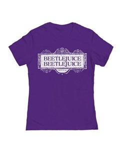 Футболка с логотипом Beetlejuice Beetlejuice от Junior's, цвет purple rush Licensed character