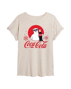 Футболка Juniors Coca-Cola Polar Bears большого размера, бежевый Licensed character