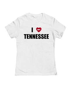 Футболка Junior'S i Heart Tennessee с графическим принтом, белый Unbranded