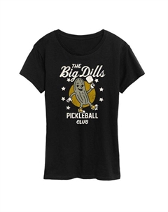 Женская футболка с принтом «Большие укропы», черный Unbranded