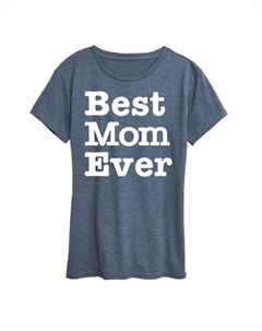 Женская футболка с принтом «Лучшая мама на свете», синий Unbranded