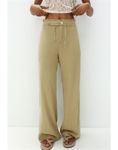 Брюки, коричневый Pull & bear