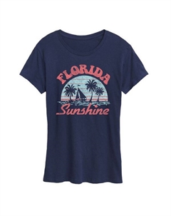 Женская футболка Florida Sunshine с принтом, синий Unbranded