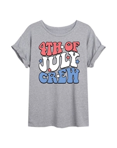 Футболка оверсайз для подростков ко Дню независимости, серый Unbranded