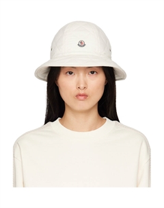 Стеганая панама, цвет off-white Moncler