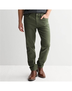 Мужские повседневные комфортные брюки с пятью карманами, зеленый Sonoma goods for life