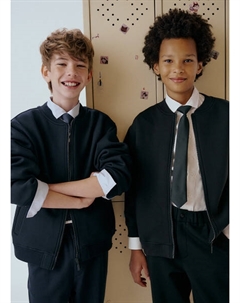 Бомбер для мальчиков, Синий Ostin