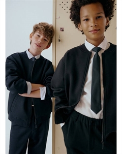 Бомбер для мальчиков, Черный Ostin