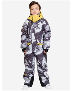 Комбинезон для мальчика Аргон черный мультиколор, Мультицвет Batik