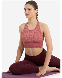 Топ бра спортивный HighFlow Yoga Seamless Longline, Розовый Demix