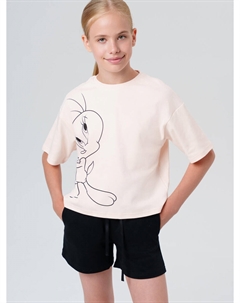 Комплект трикотажный фуфайка футболка шорты Playtoday