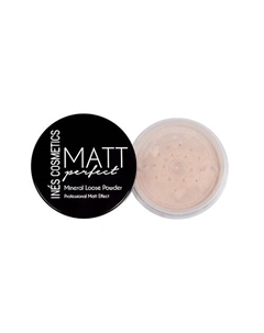 Пудра Matte perfect рассыпчатая Ines cosmetics