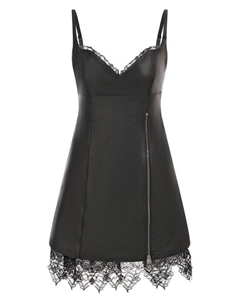 Кожаное платье Blumarine