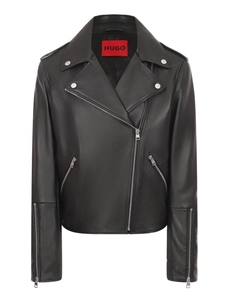 Кожаная куртка Hugo